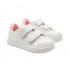 Deportiva Blanca Barefoot Osito Goflex Blanca y Rosa