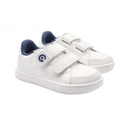 Deportivas Blanca Barefoot Osito Goflex Blanca y Azul