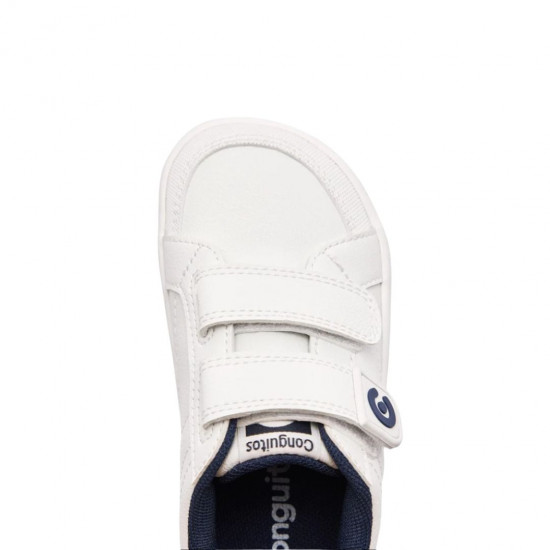 Deportivas Blanca Barefoot Osito Goflex Blanca y Azul