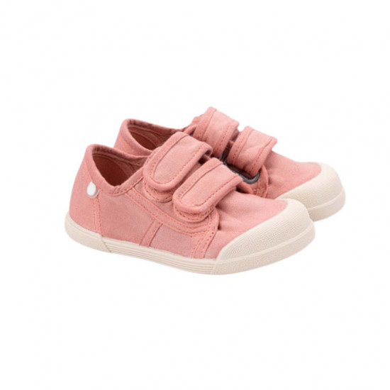 Zapatillas Lona Igor Velcro Rosa