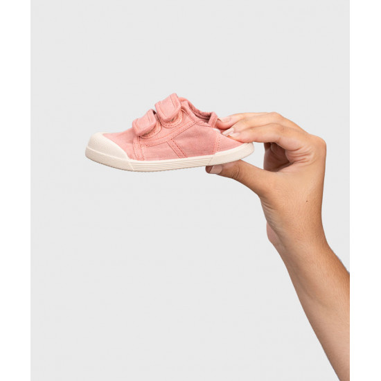 Zapatillas Lona Igor Velcro Rosa