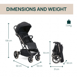 Silla Paseo Dolomiti Charcoal Silla Paseo Dolomiti Charcoal