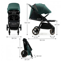 Silla Paseo Mitzy Kinderkraft Verde