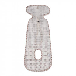 Colchoneta Ventilada Silla Coche Praliné Vichy Moka