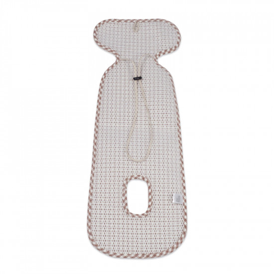 Colchoneta Ventilada Silla Coche Praliné Vichy Moka