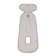 Colchoneta Ventilada Silla Coche Praliné Vichy Moka