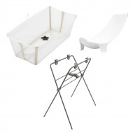 Bañera Flexi Bath Pack Completo Beige Transparente Stokke 