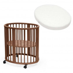 Minicuna Sleepi V3 Roble + Colchón 