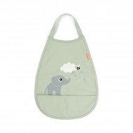 Babero con Elástico y Bolsillo Elphee Verde