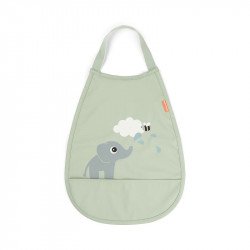 Babero con Elástico y Bolsillo Elphee Verde Babero con Elástico y Bolsillo Elphee Verde