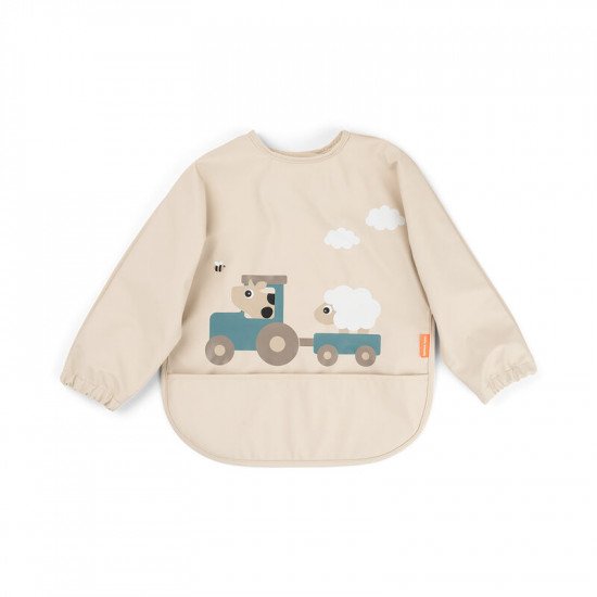 Babero Con Mangas Tiny Farm Arena