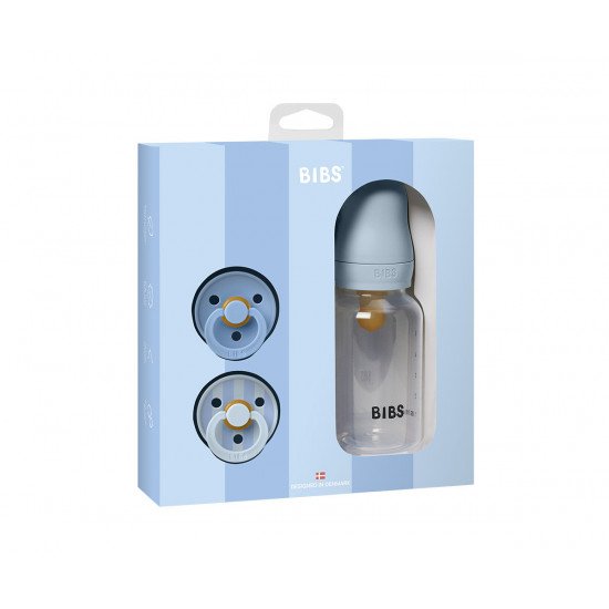 Set Regalo Bibs Biberón y Chupetes Blue Set Regalo Bibs Biberón y Chupetes Blue