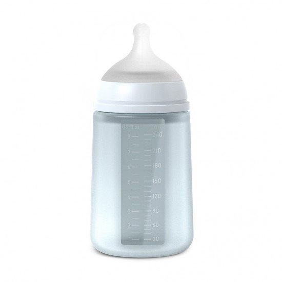 Biberón Silicona 240 ml SX Pro Anticólico Azul