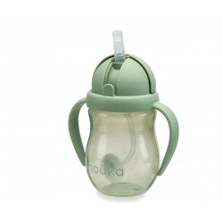 Taza Aprendizaje Non Spill Con Pajita Con Peso 240 ml Sage Taza Aprendizaje Non Spill Con Pajita Con Peso 240 ml Sage