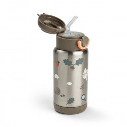 Botella Térmica con Pajita Tiny Trails 340 ml Arena