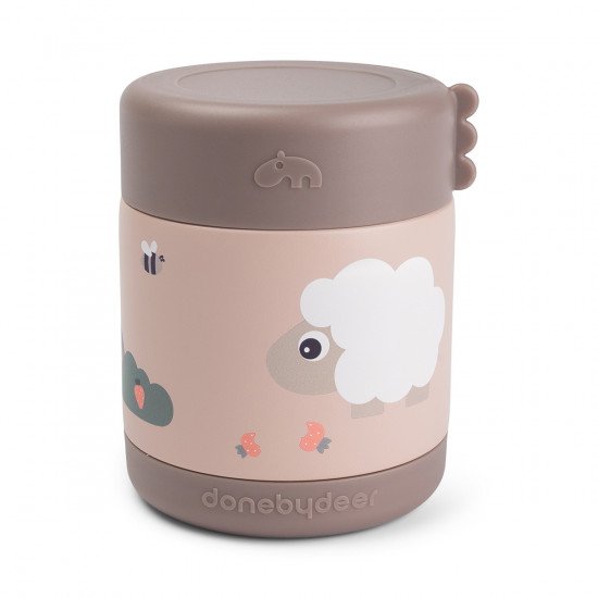 Termo Sólido 300 ml Tiny Farm Rosa Termo Sólido 300 ml Tiny Farm Rosa