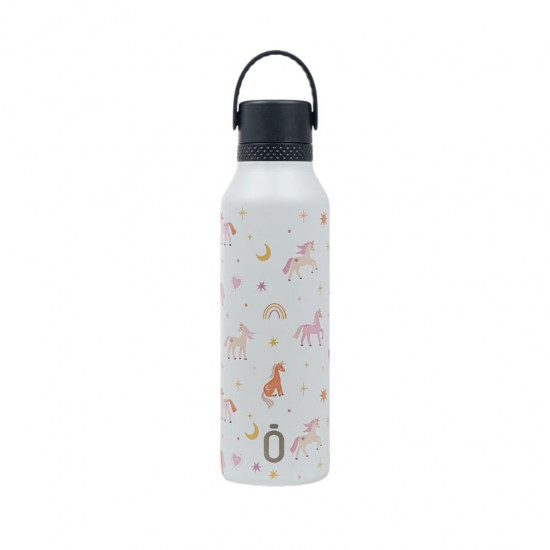 Termo Sport Mii 600 ml Unela Unicornios y Arcoiris