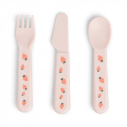 Cubiertos Tiny Farm Rosa Cubiertos Tiny Farm Rosa