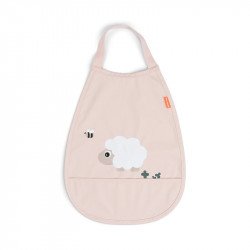 Babero con Elástico y Bolsillo Tiny Farm Rosa Babero con Elástico y Bolsillo Tiny Farm Rosa