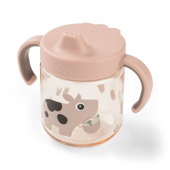 Vaso Con Asas Tiny Farm Rosa