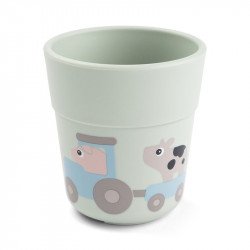 Vajilla Foodie con Ventosa Tiny Farm Verde Vajilla Foodie con Ventosa Tiny Farm Verde