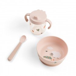Vajilla First Meal Tiny Farm Rosa Vajilla First Meal Tiny Farm Rosa