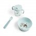 Vajilla First Meal Tiny Farm Azul