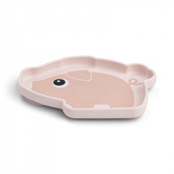 Plato Silicona con Ventosa Stick and Stay Pigee Powder Plato Silicona con Ventosa Stick and Stay Pigee Powder