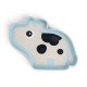 Plato Silicona con Ventosa Stick and Stay Dotti Azul Plato Silicona con Ventosa Stick and Stay Dotti Azul