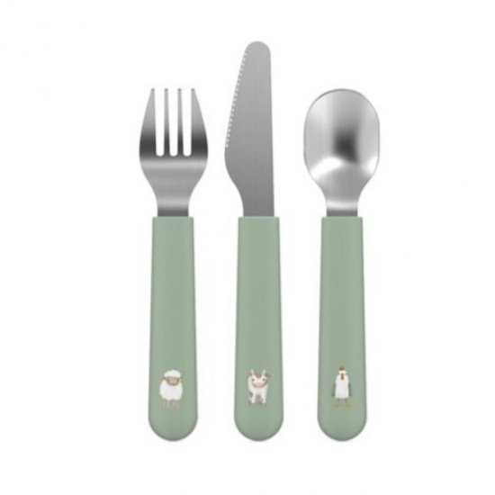 Cubiertos Metal para 12 meses Pequeña Granja Cubiertos Metal para 12 meses Pequeña Granja