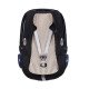 Colchoneta Ventilada Silla Coche Praliné Rayas Moka
