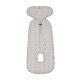 Colchoneta Ventilada Silla Coche Praliné Rayas Moka