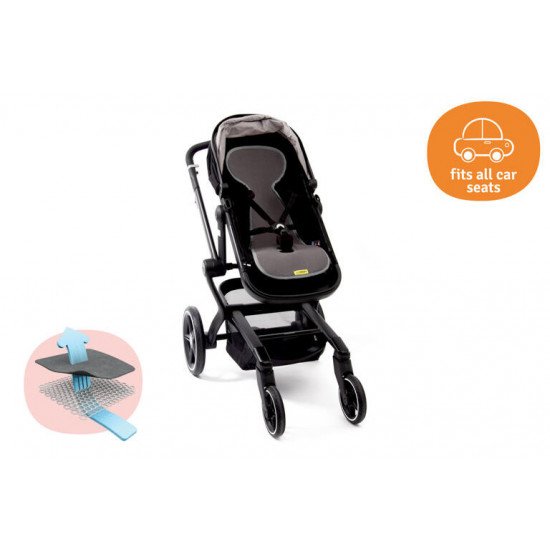 AeroMoov Air Layer Colchoneta para Silla de Paseo y Auto, Antracite Silla Paseo