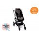 AeroMoov Air Layer Colchoneta para Silla de Paseo y Auto, Antracite Silla Paseo