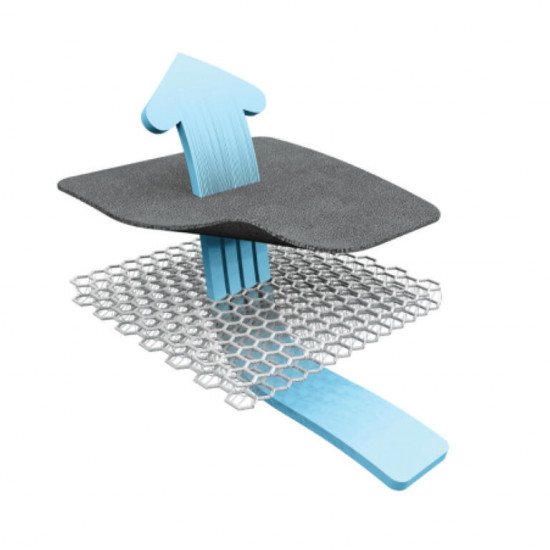 AeroMoov Air Layer Colchoneta para Silla de Paseo y Auto, Antracite Silla Paseo