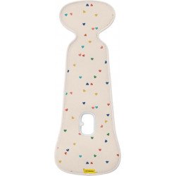 AeroMoov Air Layer Colchoneta para Silla de Paseo y Auto, Confetti Hearts Grupo 1 AeroMoov Air Layer Colchoneta para Silla de Paseo y Auto, Confetti Hearts Grupo 1