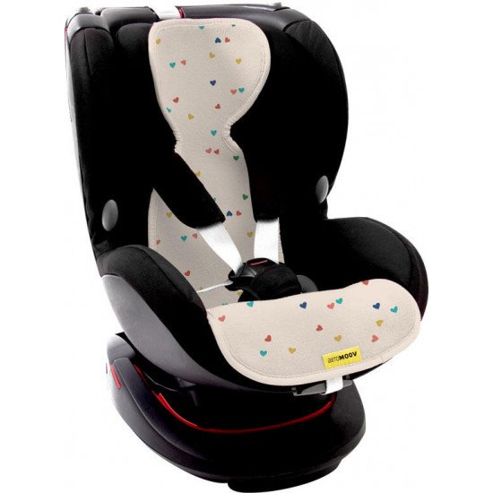 AeroMoov Air Layer Colchoneta para Silla de Paseo y Auto, Confetti Hearts Grupo 1 AeroMoov Air Layer Colchoneta para Silla de Paseo y Auto, Confetti Hearts Grupo 1