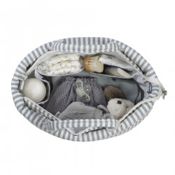 Bolso Canastilla Praliné Rayas Matcha