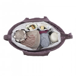 Bolso Canastilla Cherry Velvet