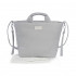 Bolso Canastilla Little Bloom Vichy Gris