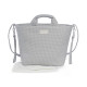 Bolso Canastilla Little Bloom Vichy Gris