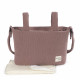 Bolso Canastilla Pana Gala Cerise