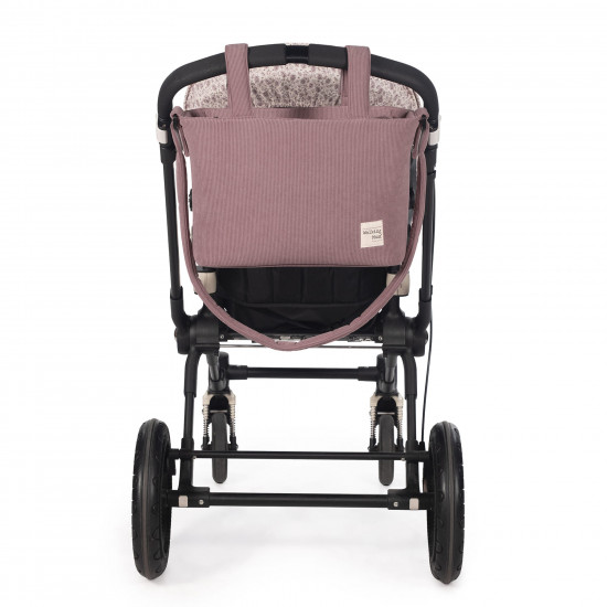 Bolso Canastilla Pana Gala Cerise