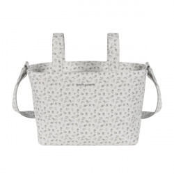 Bolso Crossbody Little Bloom Piel Flor Gris
