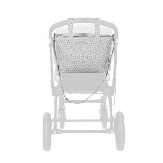 Bolso Crossbody Little Bloom Piel Flor Gris