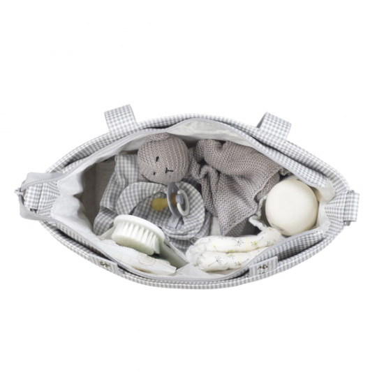 Bolso Crossbody Little Bloom Vichy Gris