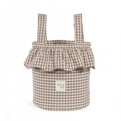 Bolso Bucket Praliné Vichy Moka