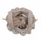 Bolso Bucket Praliné Vichy Moka