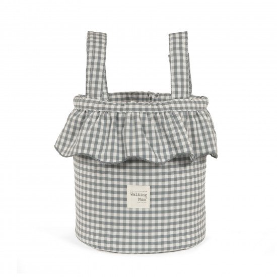 Bolso Bucket Praliné Vichy Matcha