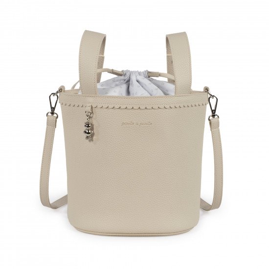 Bolso Bucket Icon Cream